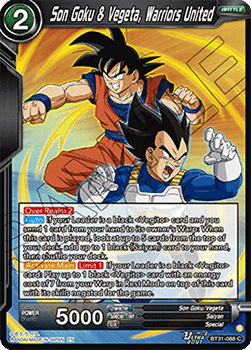 Son Goku & Vegeta, Warriors United