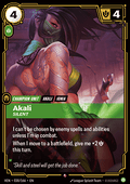 Akali, Silent (V.1 - Rare)