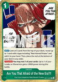 Are You That Afraid of the New Era?!! (OP17-037) (V.1)