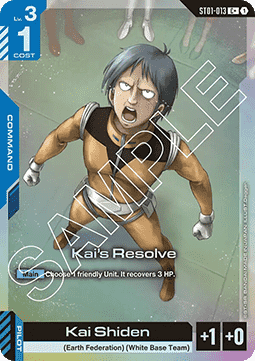 Kai's Resolve (ST01-013) (V.2 - Common +)
