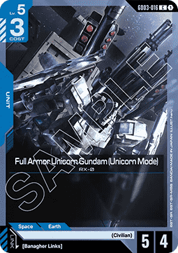 Full Armor Unicorn Gundam (Unicorn Mode) (GD03-016)