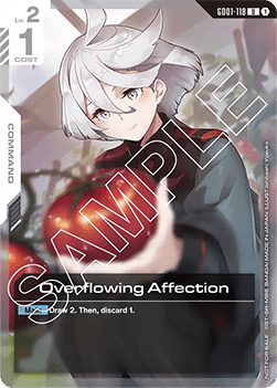 Overflowing Affection (GD01-118) (V.1 - Uncommon)