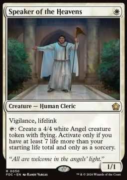 Speaker of the Heavens