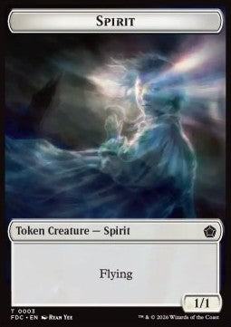 Spirit Token (W 1/1) // Clue Token