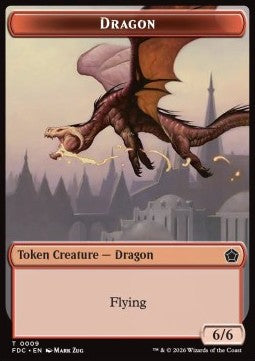 Dragon Token (R 6/6) // Treasure Token