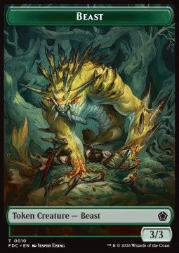 Beast Token (G 3/3) // Spider Token (G 1/2)