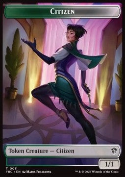Citizen Token (GW 1/1) // The Monarch
