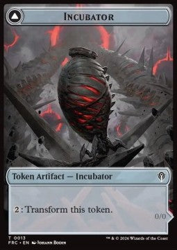 Incubator Token // Phyrexian Token (A 0/0)