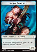 Ajani's Pridemate Token (W 2/2) // Mowu Token (G 3/3)