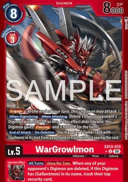 WarGrowlmon (EX13-013) (V.2)