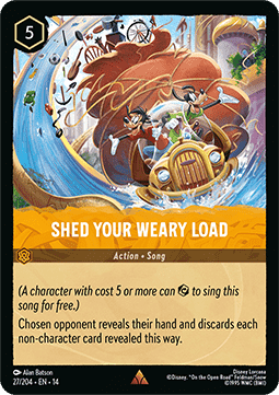 Shed Your Weary Load
