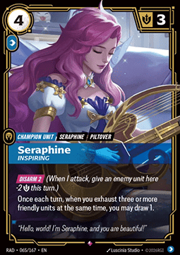 Seraphine, Inspiring (V.1 - Rare)