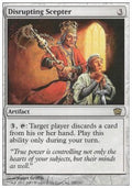 Disrupting Scepter - Eighth Edition (Rare) [8ED-298]