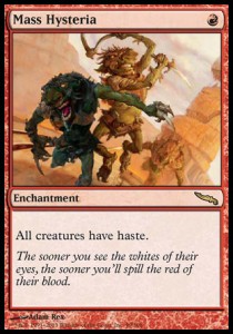 Mass Hysteria - Mirrodin (Rare) [MRD-99]