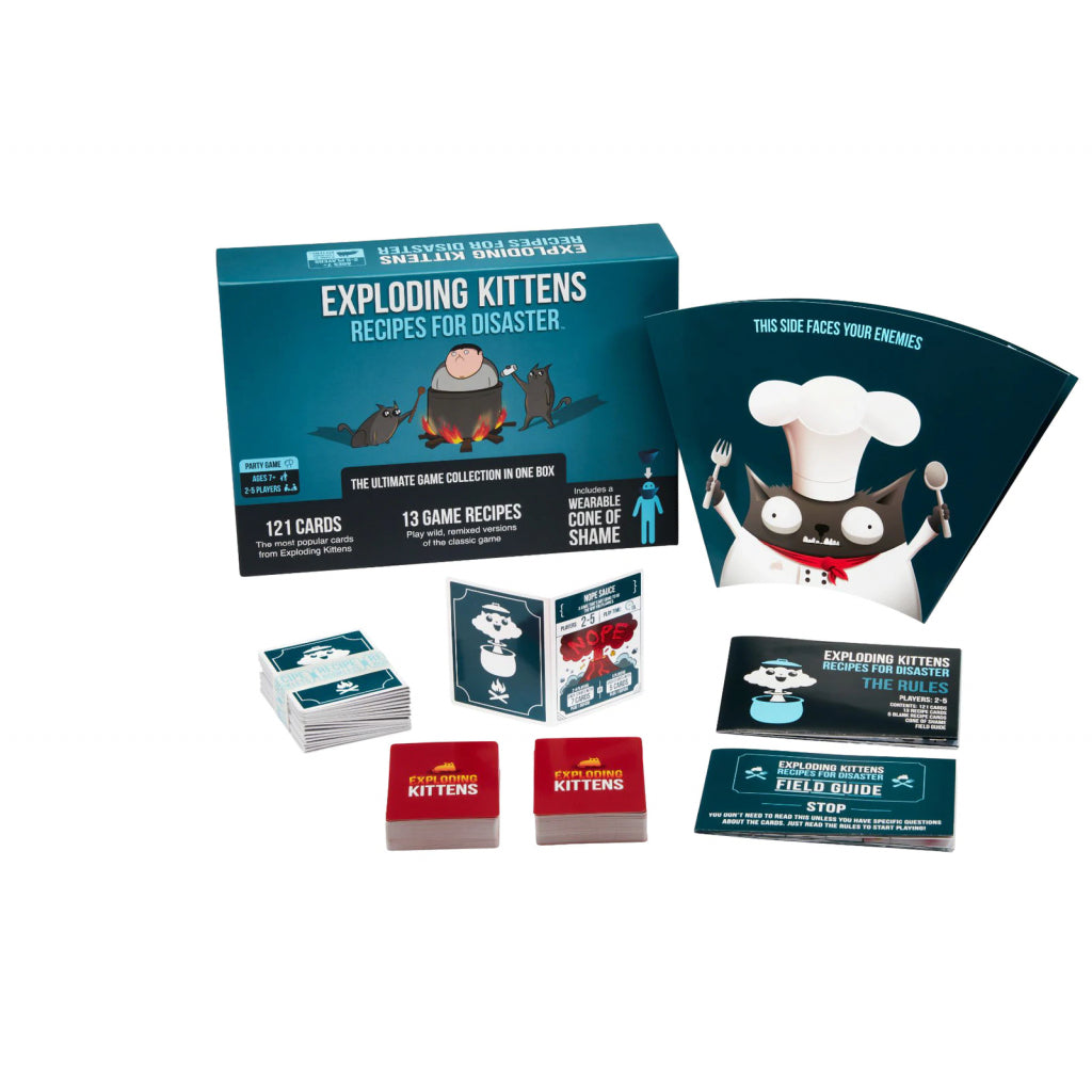Exploding Kittens Recipes for Disaster - English