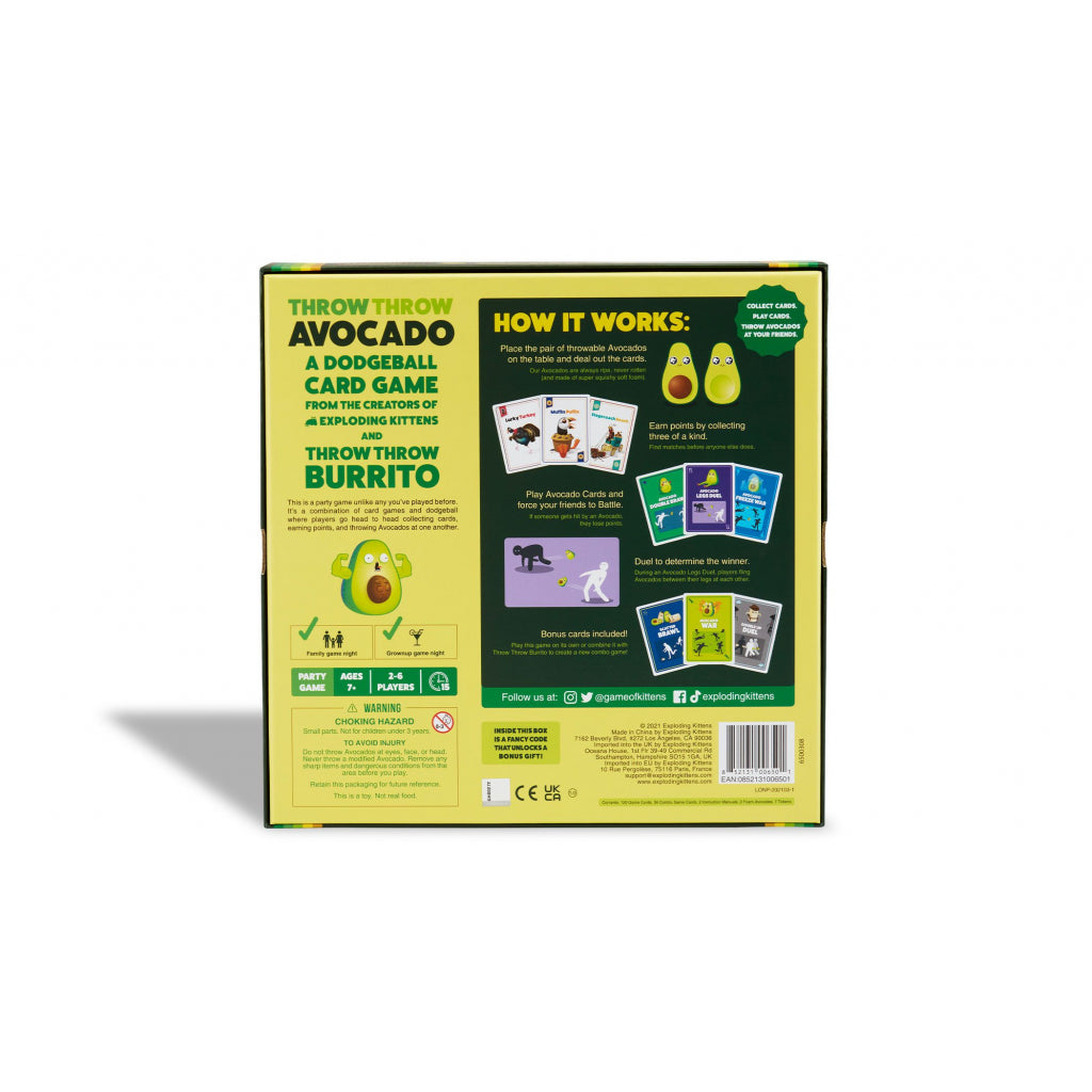 Throw Throw Avocado - English