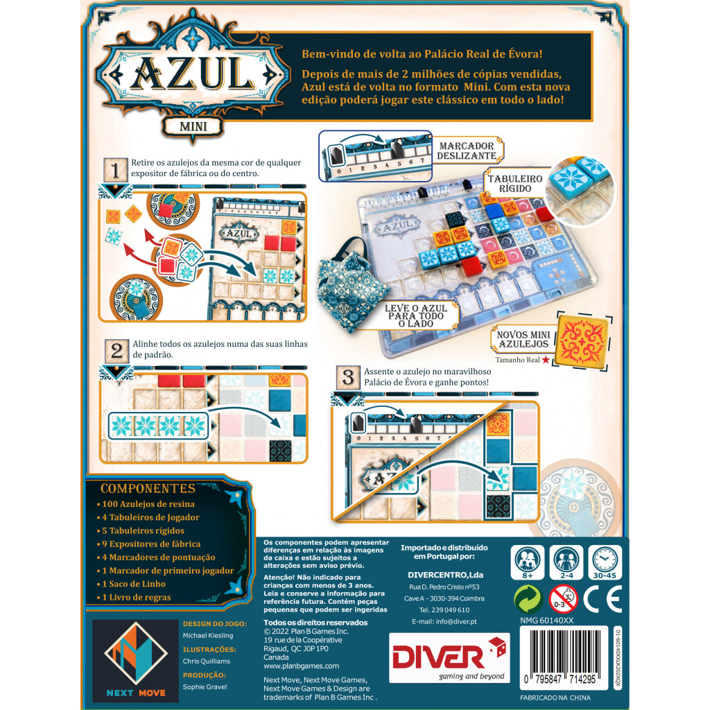 Azul Mini - Portuguese