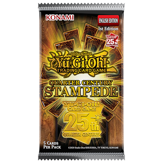 Quarter Century Stampede Booster Pack - English