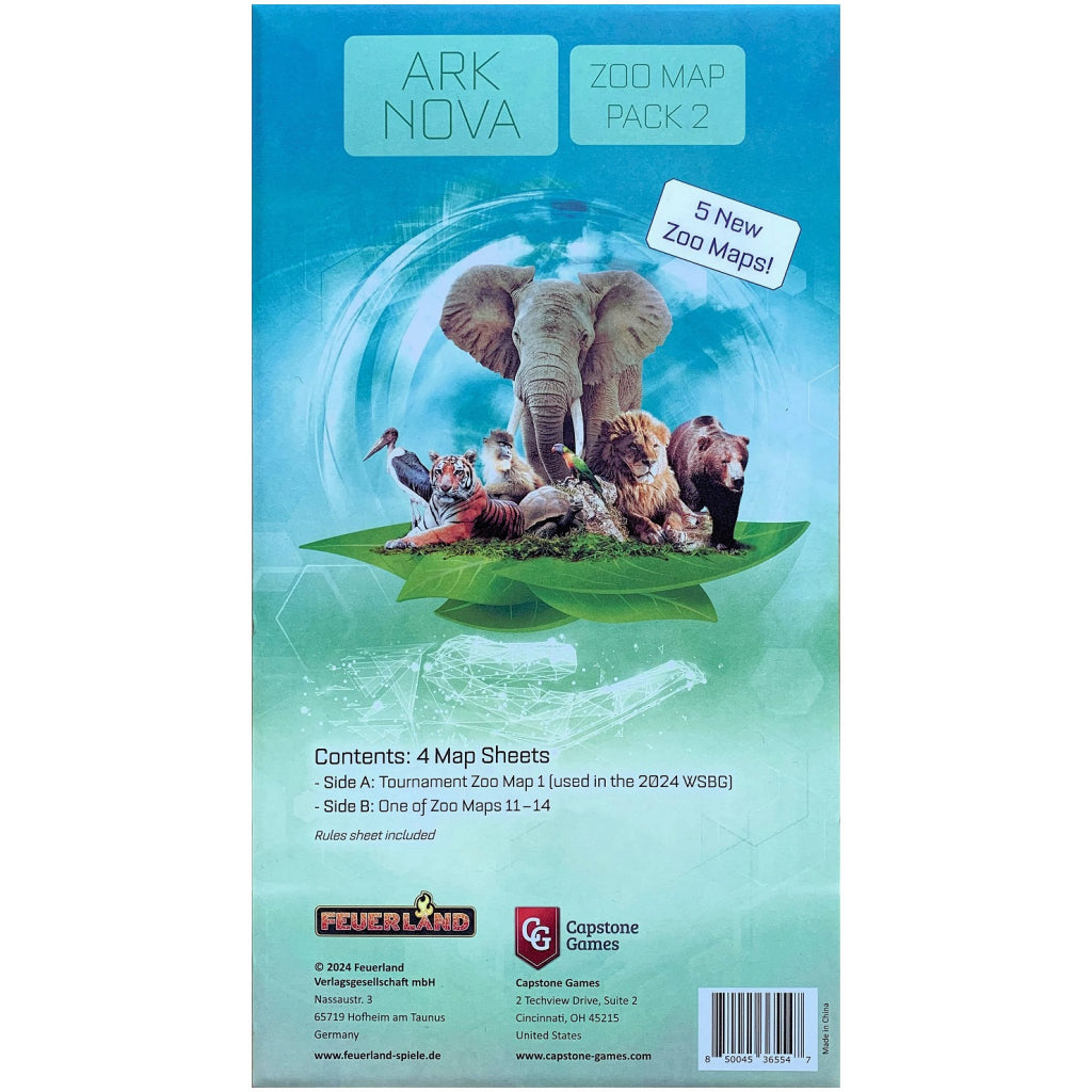 Ark Nova Zoo Map Pack 2 - English