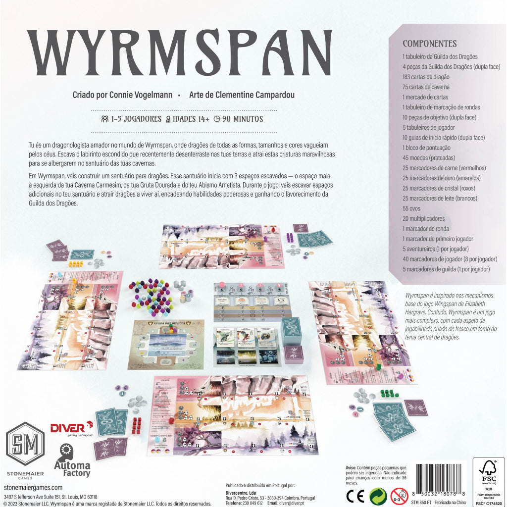 Wyrmspan - Portuguese